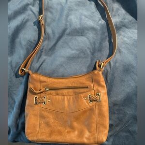 Elegant Tan Crossbody Bag